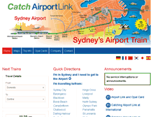 Tablet Screenshot of airportlink.com.au